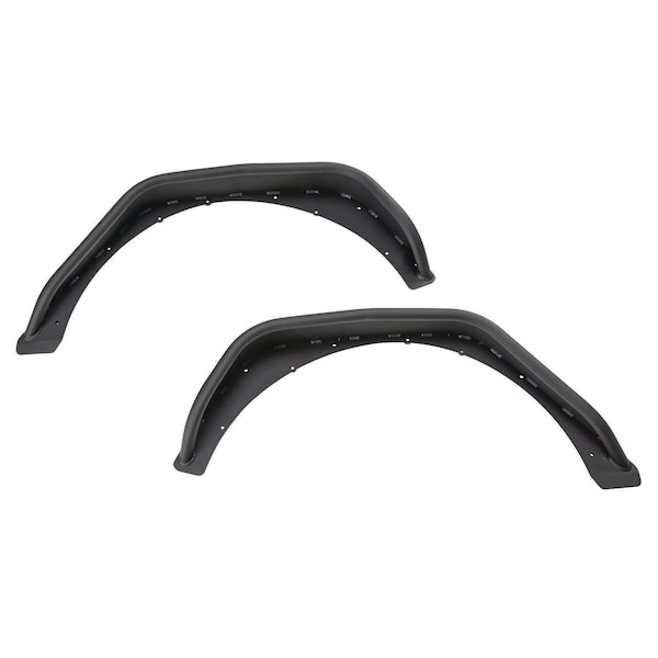 Rugged Ridge HD STEEL TUBE FENDERS, REAR PAIR, BLK; 18-19 JL 11615.72 - main